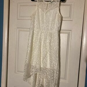 Lace Dress - Cream XL